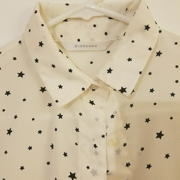 Star Printed black &white Shirt - Picture 2 of 4